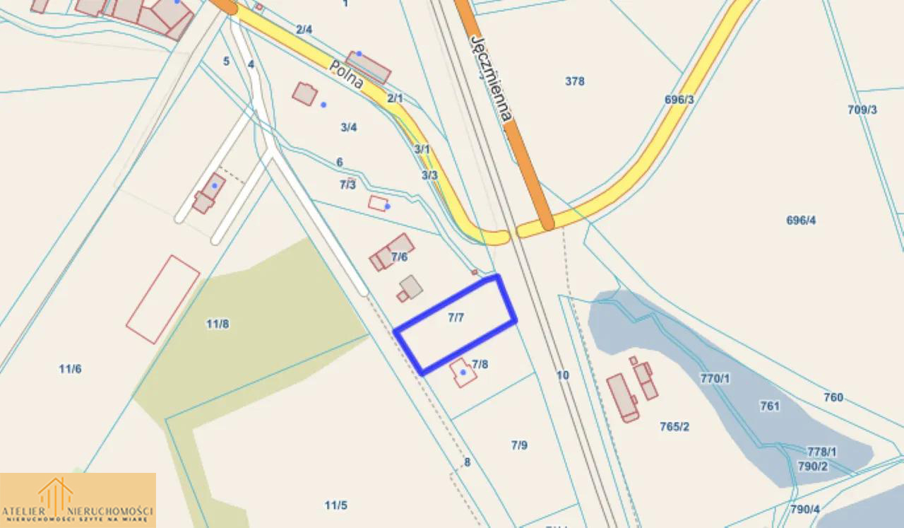 02 Działka budowlana CHOJNA 1952 m2